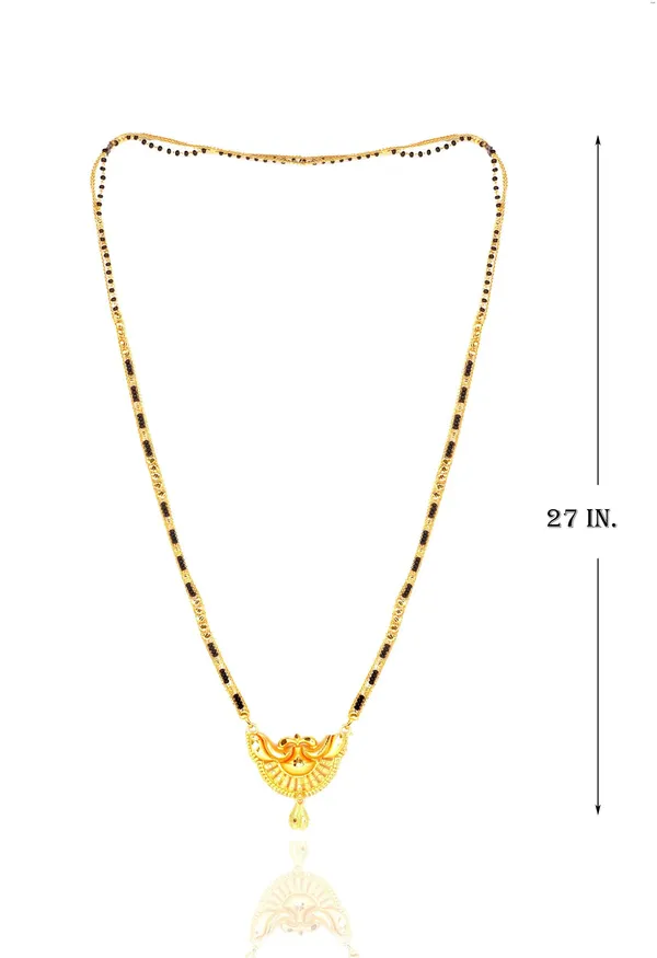 Women_gold_plated_Stylish_Mangalsutra_chain_(NL_HAR-_KUMBH_CHANDRA_2_LINE_TORAN_BELT_)