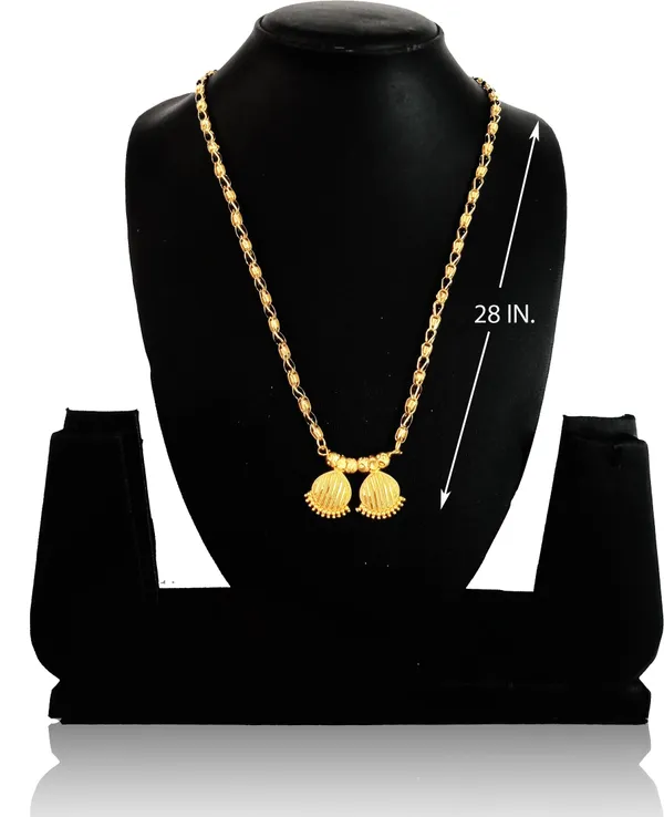 Women_gold_plated_Stylish_Mangalsutra_chain_(NL_HAR-_LAINING_DUBAL_PAN_BLACK_BADAM_10)