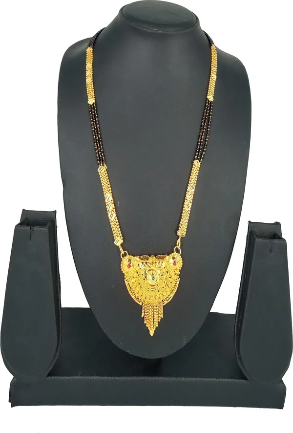 Women_gold_plated_Stylish_Mangalsutra_chain_(NL_HAR-_SENTRO_PENDAL-SUNIL_3_LINE_10028)