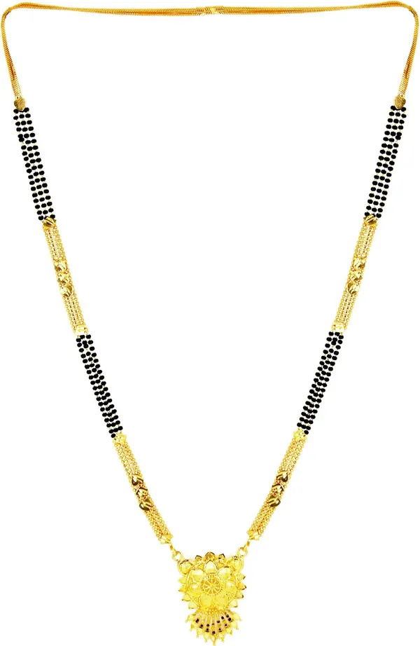 Women_gold_plated_Stylish_Mangalsutra_chain_(NL_HAR-_SUNFLOWER-3-_SUNIL_100139)