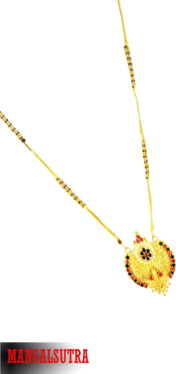 Women_gold_plated_Stylish_Mangalsutra_chain_(NL_har-chakra_meena-black_badam_2_line_-)