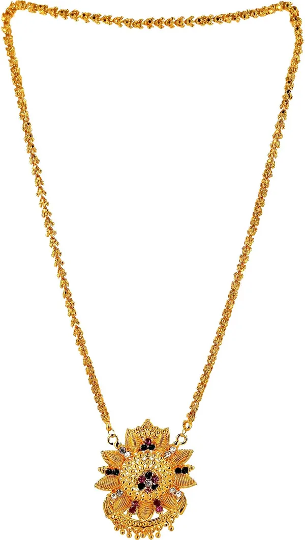 Women_gold_plated_Stylish_Mangalsutra_chain_(NL_har-flawor_meena-cm-BL1_10097)