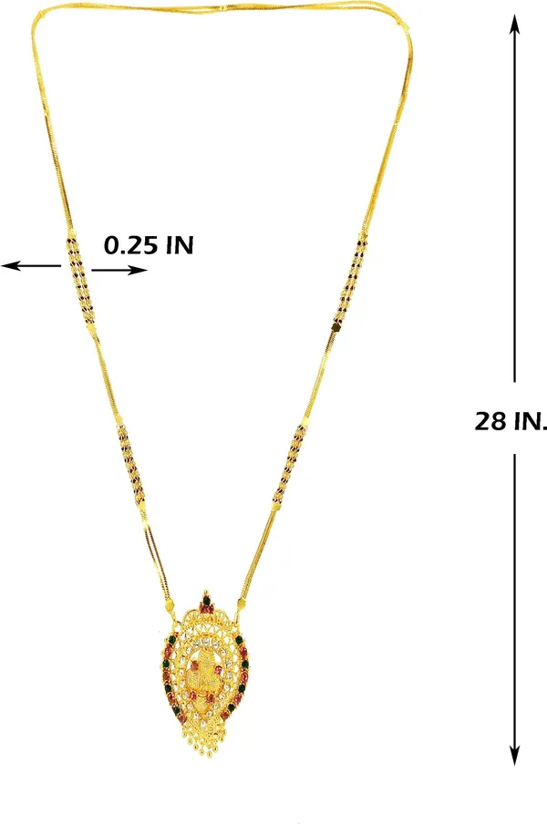 Women_gold_plated_Stylish_Mangalsutra_chain_(NL_har-mengo_meena_-black_badam_2_line-B)