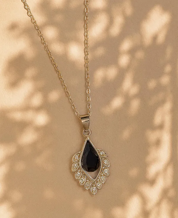 SHANKHRAJ_MALL_Pendant_Necklace_with_Chain,_Rhinestone_Accents_(CN21)