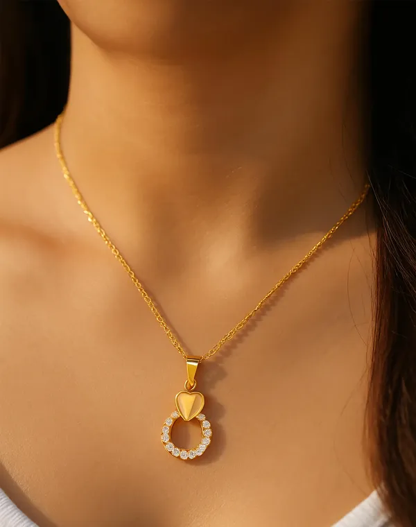 SHANKHRAJ_MALL_Women_Chain_Pendant_Necklace_|_Silver_&_Gold_Colour_Variation_(CN96)