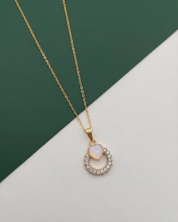 SHANKHRAJ_MALL_Women_Chain_Pendant_Necklace_|_Silver_&_Gold_Colour_Variation_(CN96)