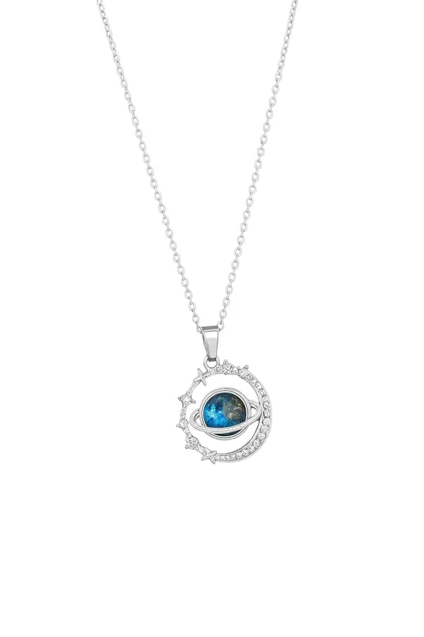 Crystal_Bow_Pendant_Necklace_with_Pink_Opal_Square_Stone,_Chrome_Chain,_Rhinestone_Accents_(CN29)