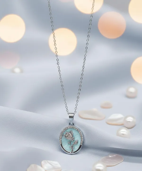 SHANKHRAJ_MALL_Women_Chain_Pendant_Necklace_|_Silver_&_Gold_Colour_Variation_(CN102)