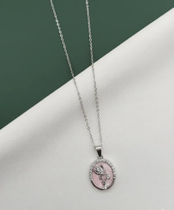 SHANKHRAJ_MALL_Women_Chain_Pendant_Necklace_|_Silver_&_Gold_Colour_Variation_(CN103)
