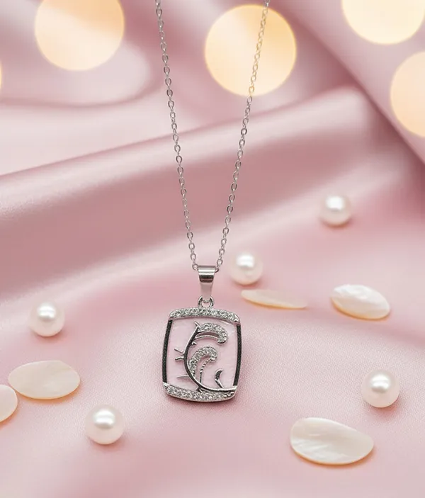 SHANKHRAJ_MALL_Women_Chain_Pendant_Necklace_|_Silver_&_Gold_Colour_Variation_(CN101)
