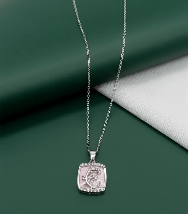 SHANKHRAJ_MALL_Women_Chain_Pendant_Necklace_|_Silver_&_Gold_Colour_Variation_(CN101)