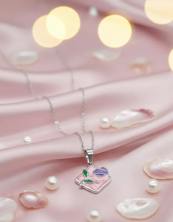 SHANKHRAJ_MALL_Women_Chain_Pendant_Necklace_|_Silver_&_Gold_Colour_Variation_(CN104)