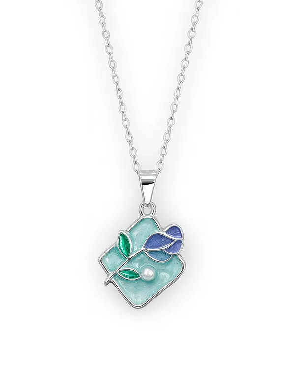 SHANKHRAJ_MALL_Women_Chain_Pendant_Necklace_|_Silver_&_Gold_Colour_Variation_(CN105)