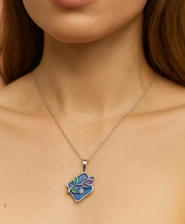 SHANKHRAJ_MALL_Women_Chain_Pendant_Necklace_|_Silver_&_Gold_Colour_Variation_(CN108)