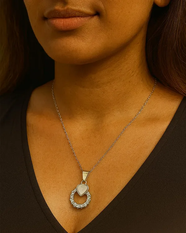 SHANKHRAJ_MALL_Women_Chain_Pendant_Necklace_|_Silver_&_Gold_Colour_Variation_(CN97)