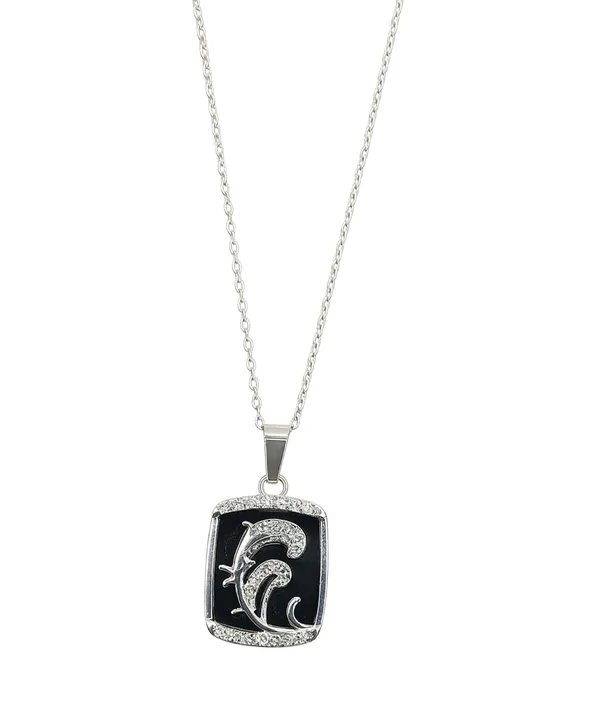SHANKHRAJ_MALL_Women_Chain_Pendant_Necklace_|_Silver_&_Gold_Colour_Variation_(CN98)
