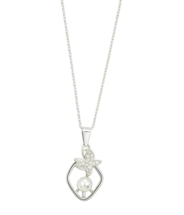 SHANKHRAJ_MALL_Women_Chain_Pendant_Necklace_|_Silver_&_Gold_Colour_Variation_(CN94)