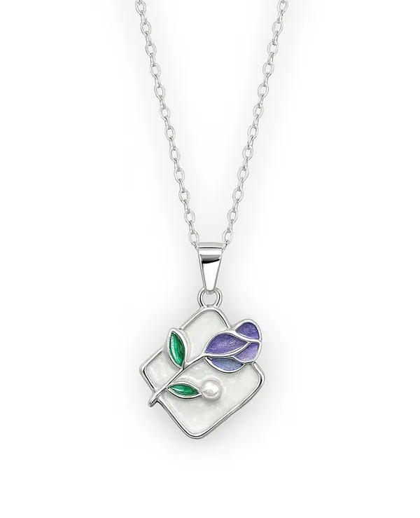 SHANKHRAJ_MALL_Women_Chain_Pendant_Necklace_|_Silver_&_Gold_Colour_Variation_(CN106)