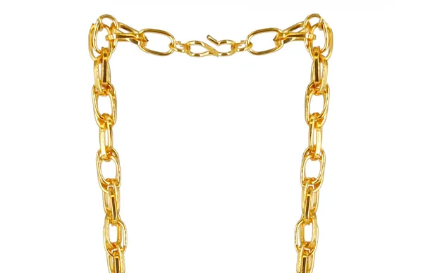 SHANKHRAJ_MALL_Gold-Toned_Byzantine_Chain_Necklace_with_Shield_Pendant,_50_cm_(3_kadi)