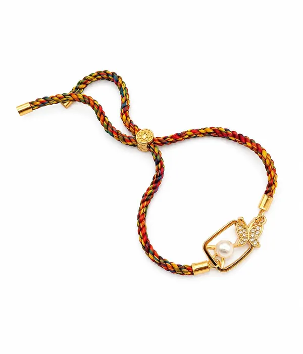 Multicolour_Thread_Rakhi_for_Brother_with_Butterfly_Charm_and_Pearl_Bead_–_Adjustable_Designer_Raksha_Bandhan_Bracelet_for_Bhai