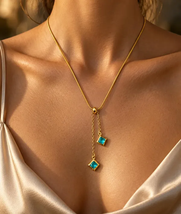 Gold_Tone_Adjustable_Drop_Pendant_Necklace_for_Women_&_Girls,_A697