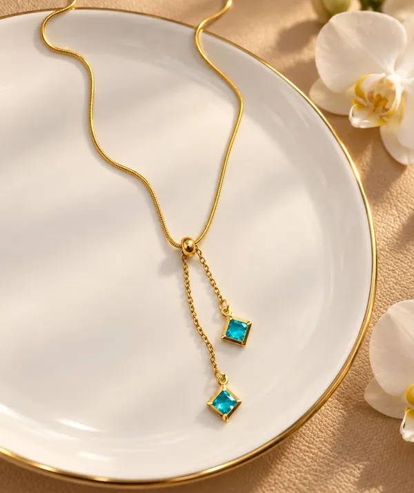 Gold_Tone_Adjustable_Drop_Pendant_Necklace_for_Women_&_Girls,_A697