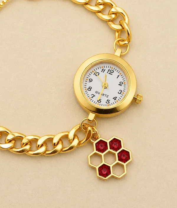 Gold-Tone_Quartz_Bracelet_Watch