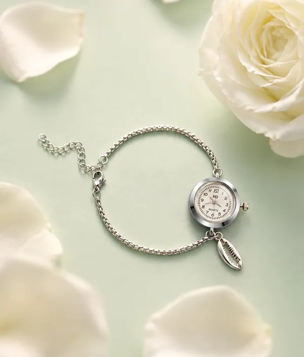 SHANKHRAJ_MALL_Shell_Charm_Bracelet_Watch_for_Women