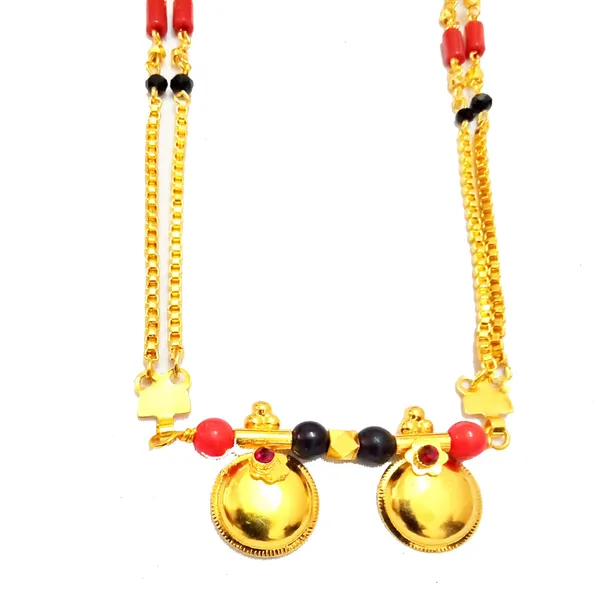 Women_gold_plated_Stylish_Mangalsutra_chain_(*HAR-_RED_B.M_ONLY_VATTI_100396)