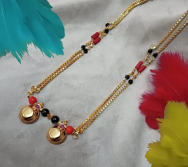 Women_gold_plated_Stylish_Mangalsutra_chain_(*HAR-_RED_B.M_ONLY_VATTI_100396)