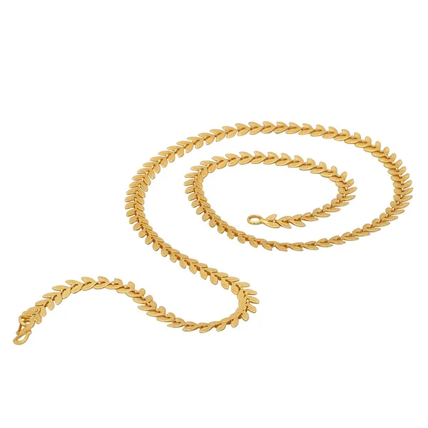 SHANKHRAJ_MALL_Classic_Gold-Plated_Chain_Necklace_for_Men_&_Women_|_Durable_Lobster_Clasp_(10030)