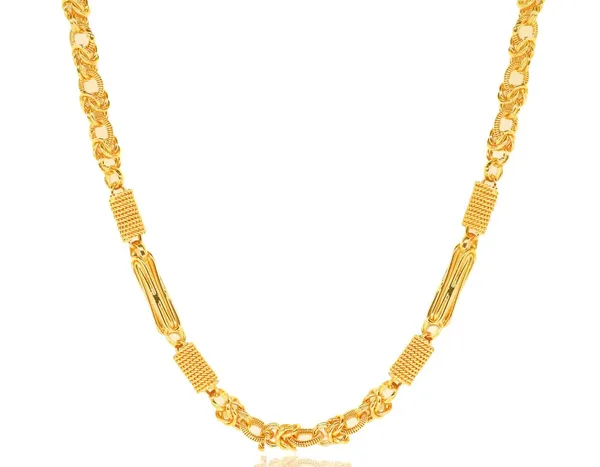 SHANKHRAJ_MALL_Gold_Plated_Men’s_Chain_Necklace_for_Boys_&_Men_|_Stylish_Heavy_Look_Chain_|_Multiple_Designs_&_Sizes_(1005)