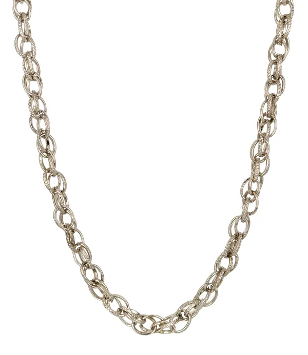SHANKHRAJ_MALL_Men’s_Chrome_Finish_Figaro_Chain_Necklace_–_Durable_Metal,_Stylish_Jewelry_for_Men_&_Boys,_Non-Tarnish_&_Lightweight_Fashion_Accessory_(100734)
