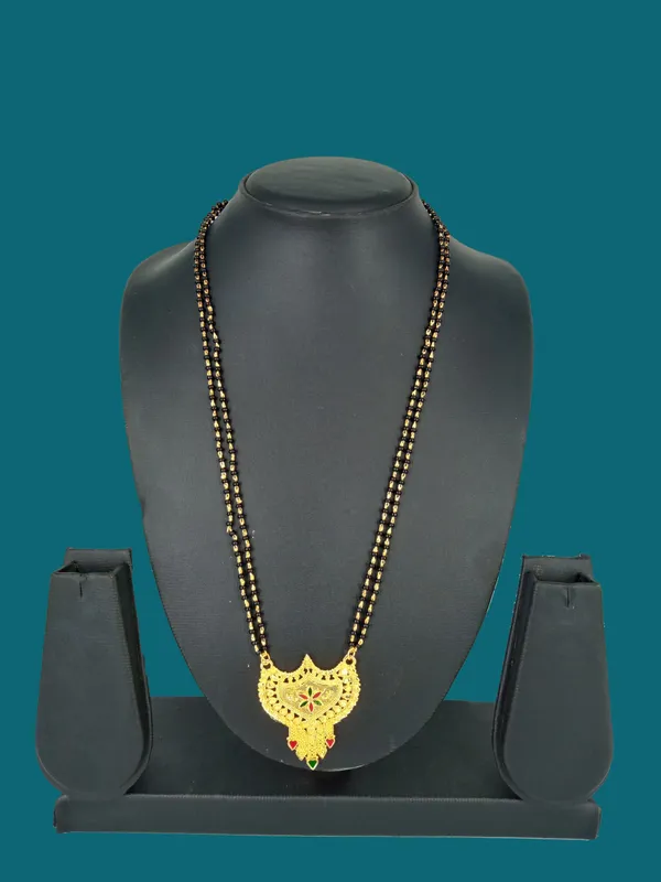 Women_gold_plated_Stylish_Mangalsutra_chain_(har-_flower_mina_dubal_kidiya)