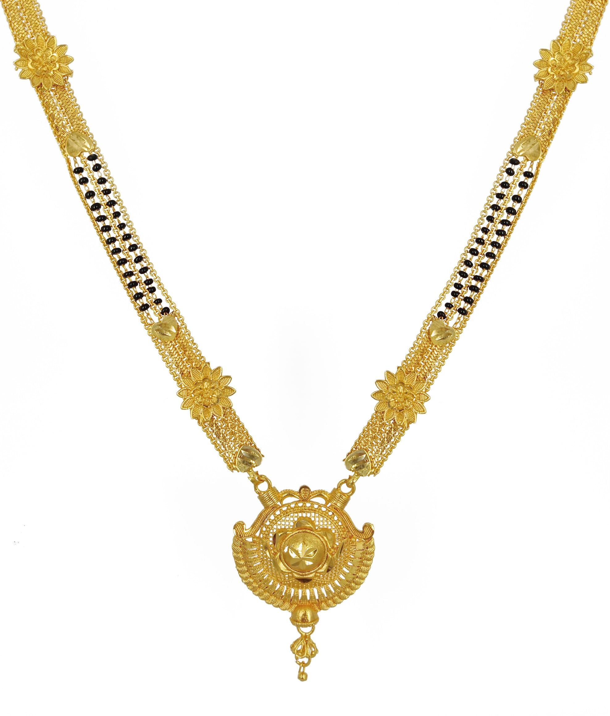 Women_gold_plated_Stylish_Mangalsutra_chain_(ms_chandra_5_line_belt_100669)