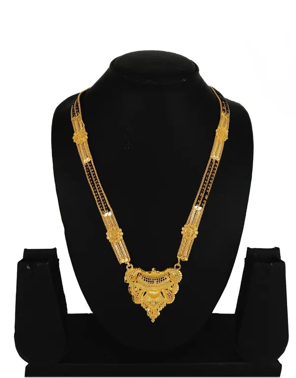 Women_gold_plated_Stylish_Mangalsutra_chain_(ms_shidhsila_5_line_belt_100699)