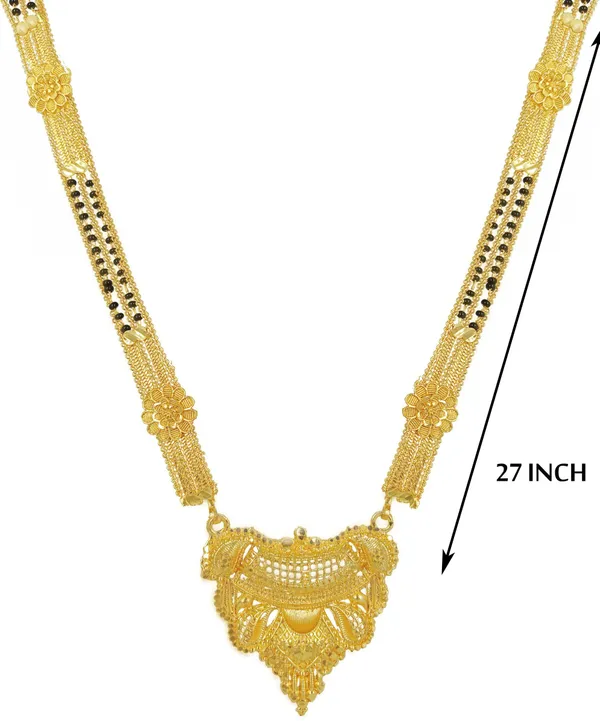 Women_gold_plated_Stylish_Mangalsutra_chain_(ms_shidhsila_5_line_belt_100699)