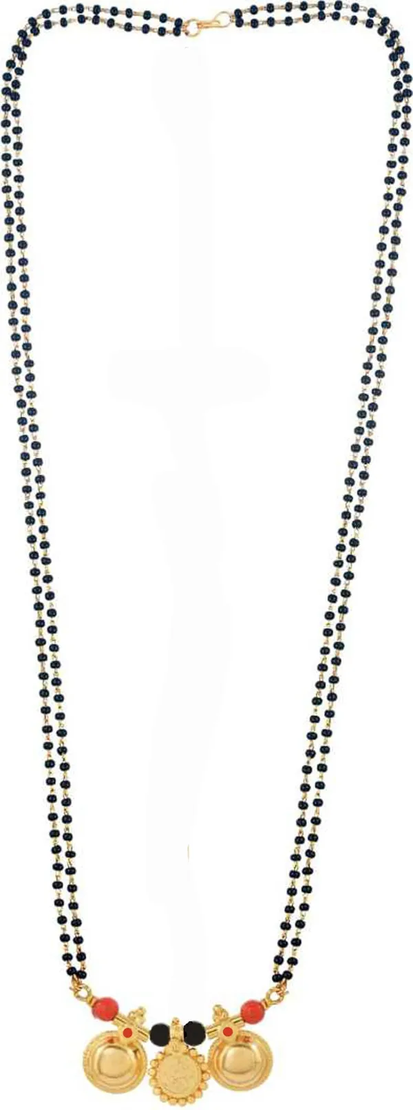Traditional_Gold_Tone_Mangalsutra_with_Double_Chain_&_Coin_Pendant_|_Black_Beads_Necklace