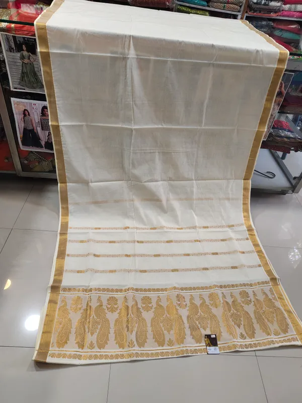 Cream_Woven_Saree_for_Women