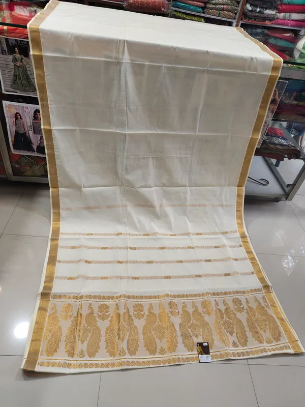 Cream_Woven_Saree_for_Women