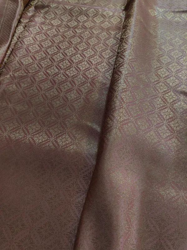 Brown_Woven_Floral_Saree_for_Women
