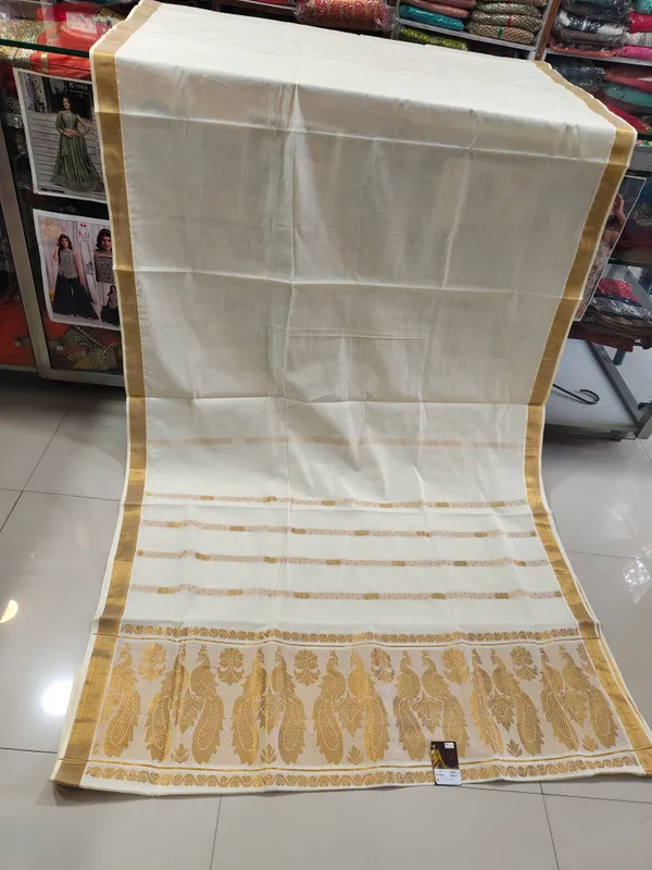 Cream_Woven_Saree_for_Women