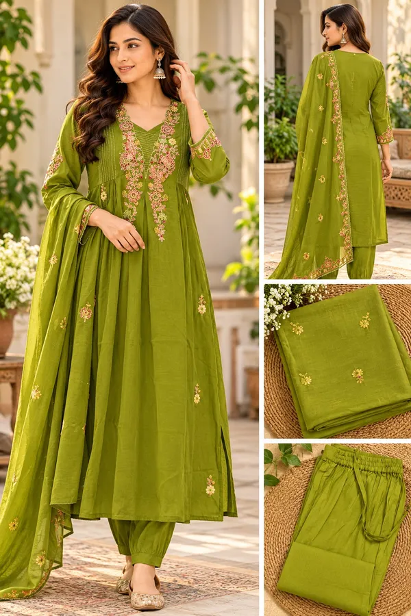 Olive_Green_Embroidered_Anarkali_Kurta_Set_with_Matching_Pants_and_Dupatta_for_Women