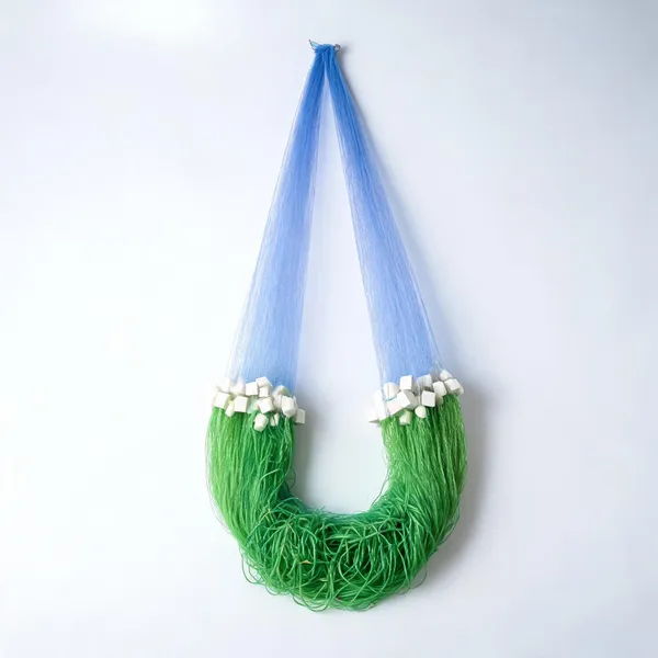Ahmedfishnet_4_Finger_Gillnet,_80Mm_Mesh_Size,_Height-4.5Feet_(Blue,Green)_Fishing_Net_(Multicolor)