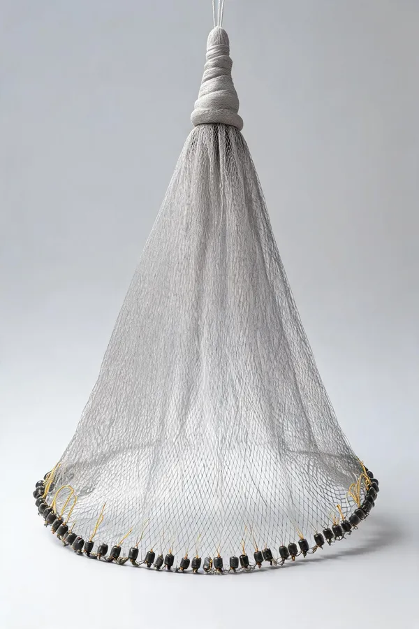 Netking_Cast_Net_Jhaki_Jaal_7Ft_-_25Ft_Round_Nylon_Net_|_16Mm_Mesh,_Iron_Sinkers_Fishing_Net_(Blue)