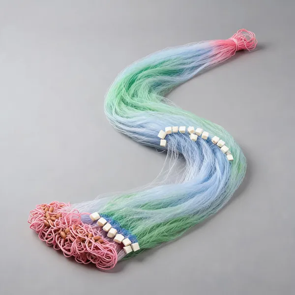Ahmedfishnet_2_Finger_50Mm_Gillnet_Height_4Feet_Fishing_Net_(Multicolor)