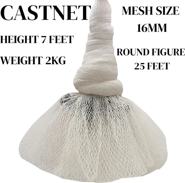 NETKING_Cast_Net_Jhaki_Jaal_7ft_–_25ft_Round_Nylon_Net_|_16mm_Mesh,_Iron_Sinkers_Fishing_Net_(Blue)