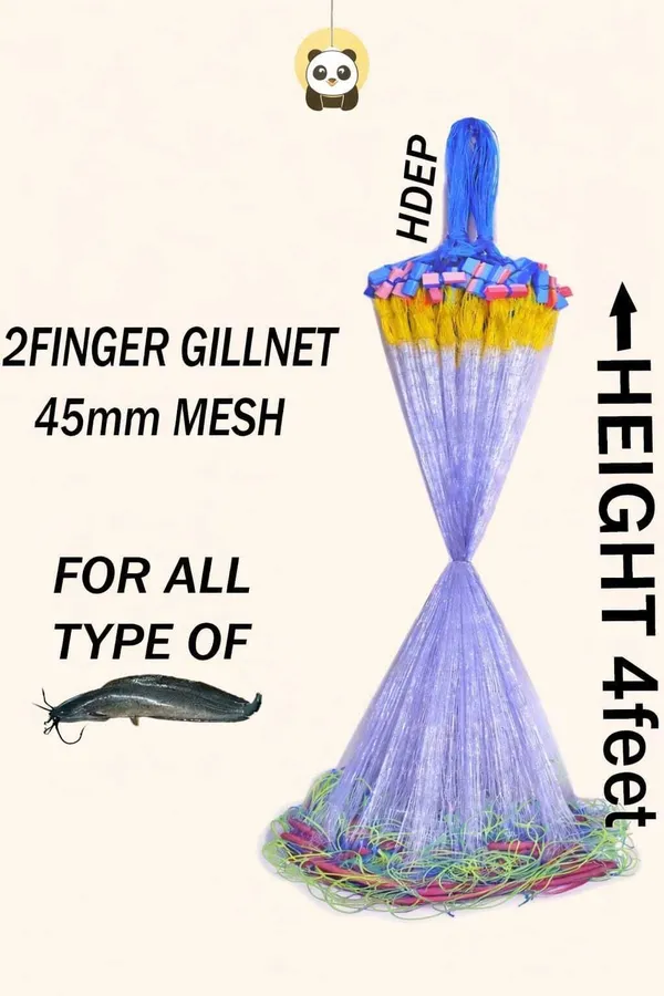 AhmedFishNet_Fishnet_2_Finger_45mm_Mesh_Gillnet_Fishing_Net_(Multicolor)