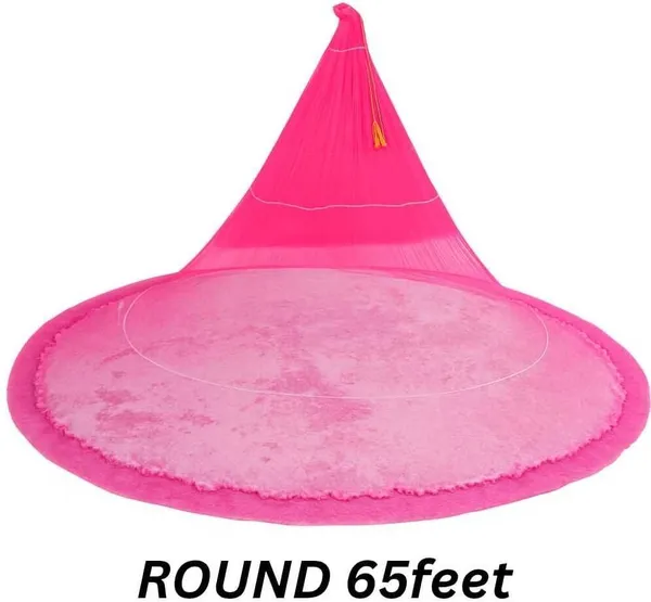 AhmedFishNet_20mm_MESH_SIZE_FISHING_CAST_NET_WEIGHT-3.5KG,_HEIGHT-13feet_(PINK)_Fishing_Net_(Pink)
