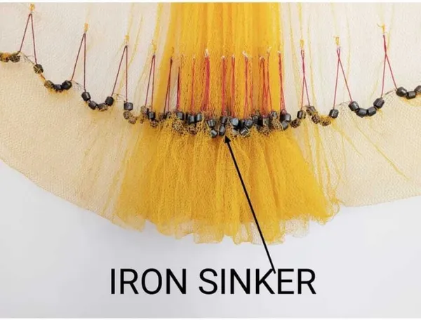 AhmedFishNet_FISHING_CAST_NET_16mm_MESH_SIZE_WEIGHT_2.5KG,_ROUN-36feet,_HEIGHT-9feet_Fishing_Net_(Yellow)
